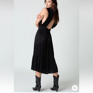 Stillwater Jessie Midi Black Dress